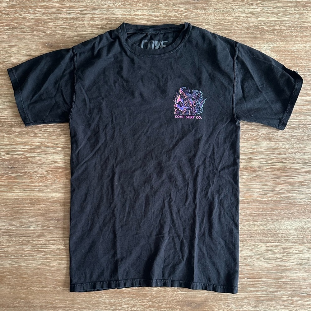 Cove Surf Co. Black Graphic T-Shirt